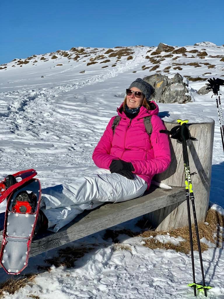 Christina Jaehde Schneetour Sellamatt
