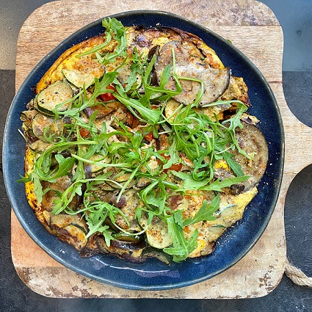 Frittata mit knusprigen Speckboden