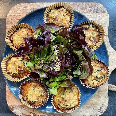 Spinat-Feta-Muffins