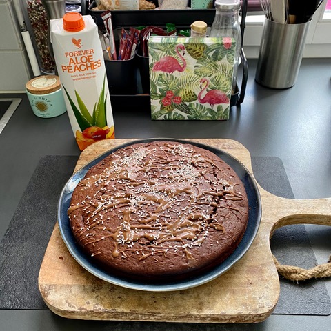 Veganer Schokoladenkuchen für lauschige Sommerabende