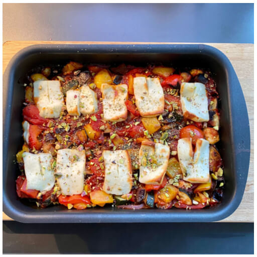 Ratatouille mit Halloumi Christina Jaehde